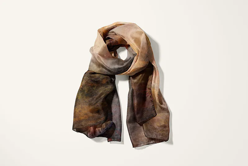 Everlasting silk scarf
