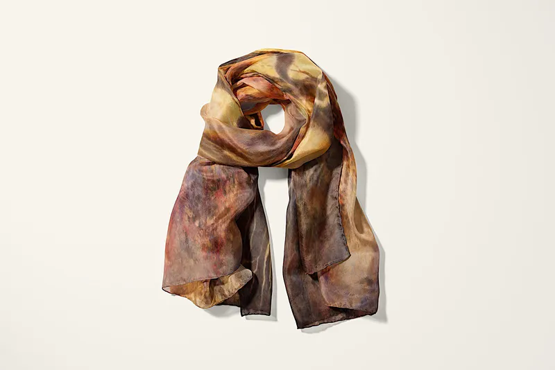 Recharging I silk scarf