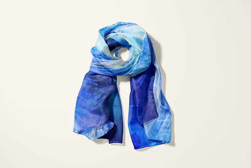 The Messenger silk scarf